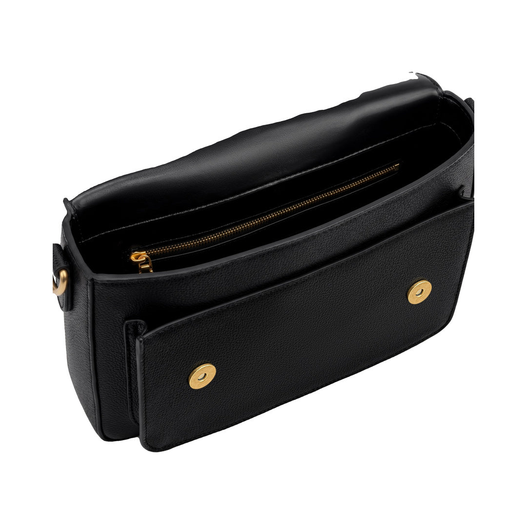 JW PEI Mirelle Pebbled Top Handle Satchel - Black by JW PEI