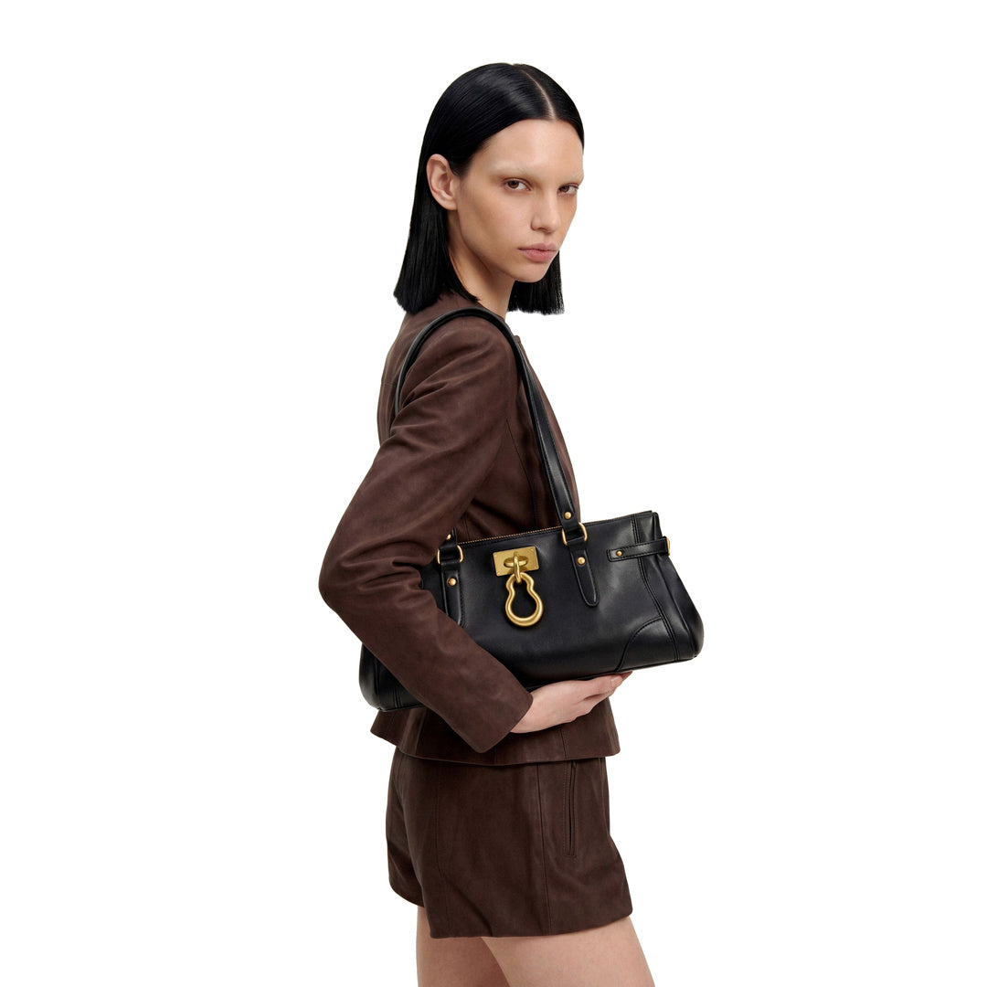 JW PEI Yvette Elongated Tote Bag - Black by JW PEI