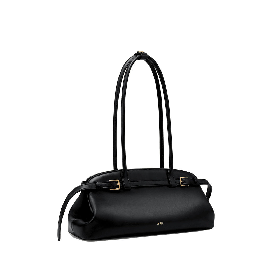 JW PEI Arden Belt Detail East-West Shoulder Bag - Black by JW PEI