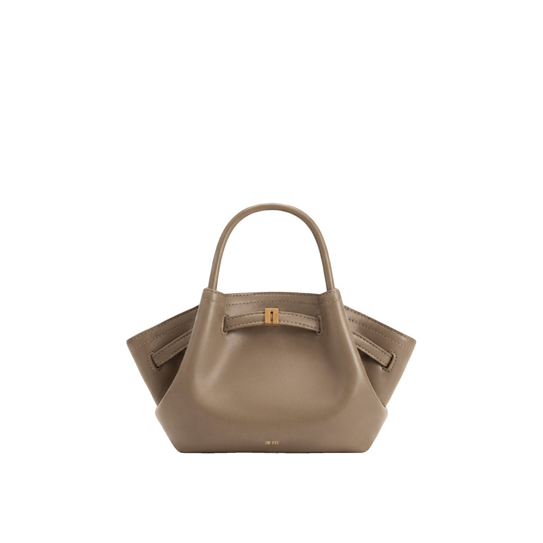 JW PEI Hana Mini Tote Bag - Grayish Brown by JW PEI