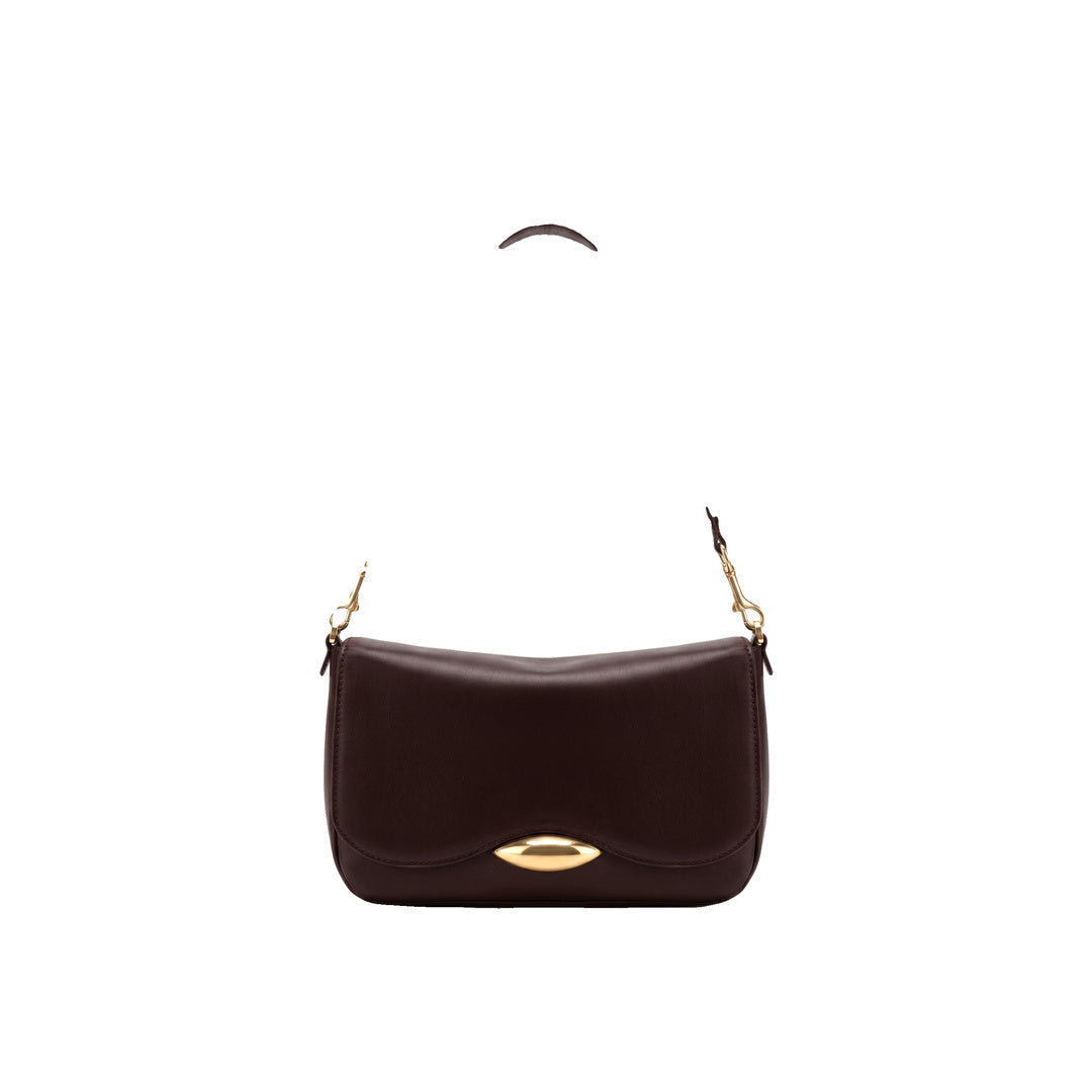 JW PEI Sofia Classic Flap Shoulder Bag - Dark Brown by JW PEI