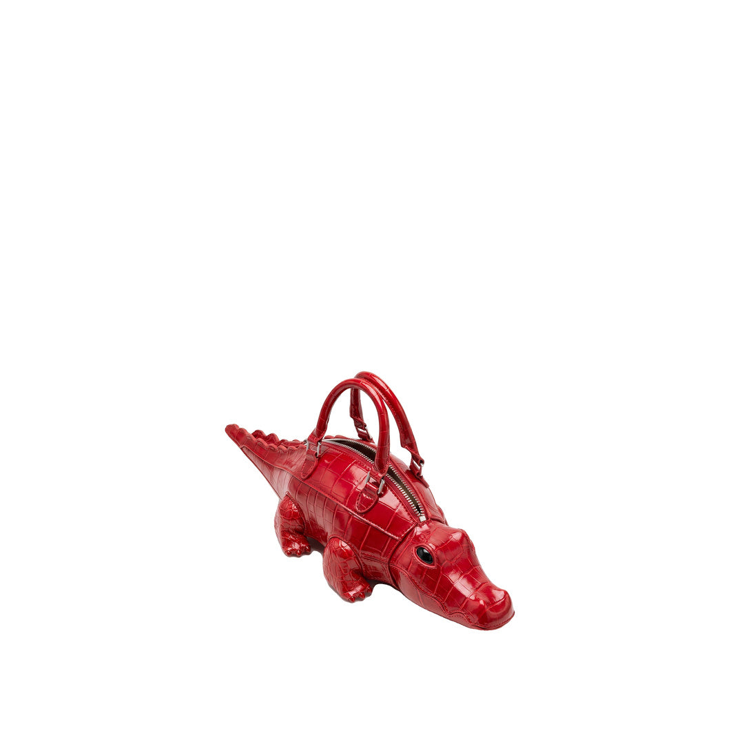 JW PEI Jayden Crocodile Novelty Handbag - Red by JW PEI