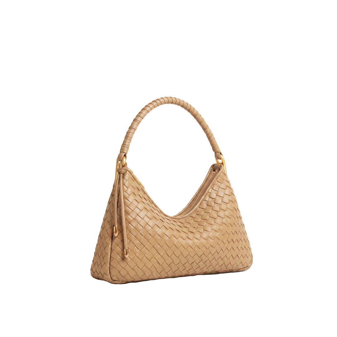 JW PEI Lorena Woven Shoulder Bag - Camel by JW PEI