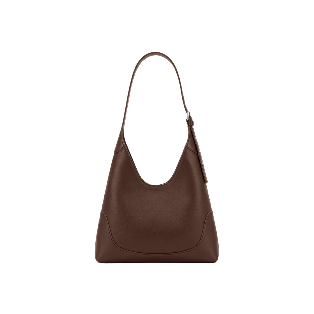 JW PEI Willow Soft Hobo Shoulder Bag - Dark Brown by JW PEI