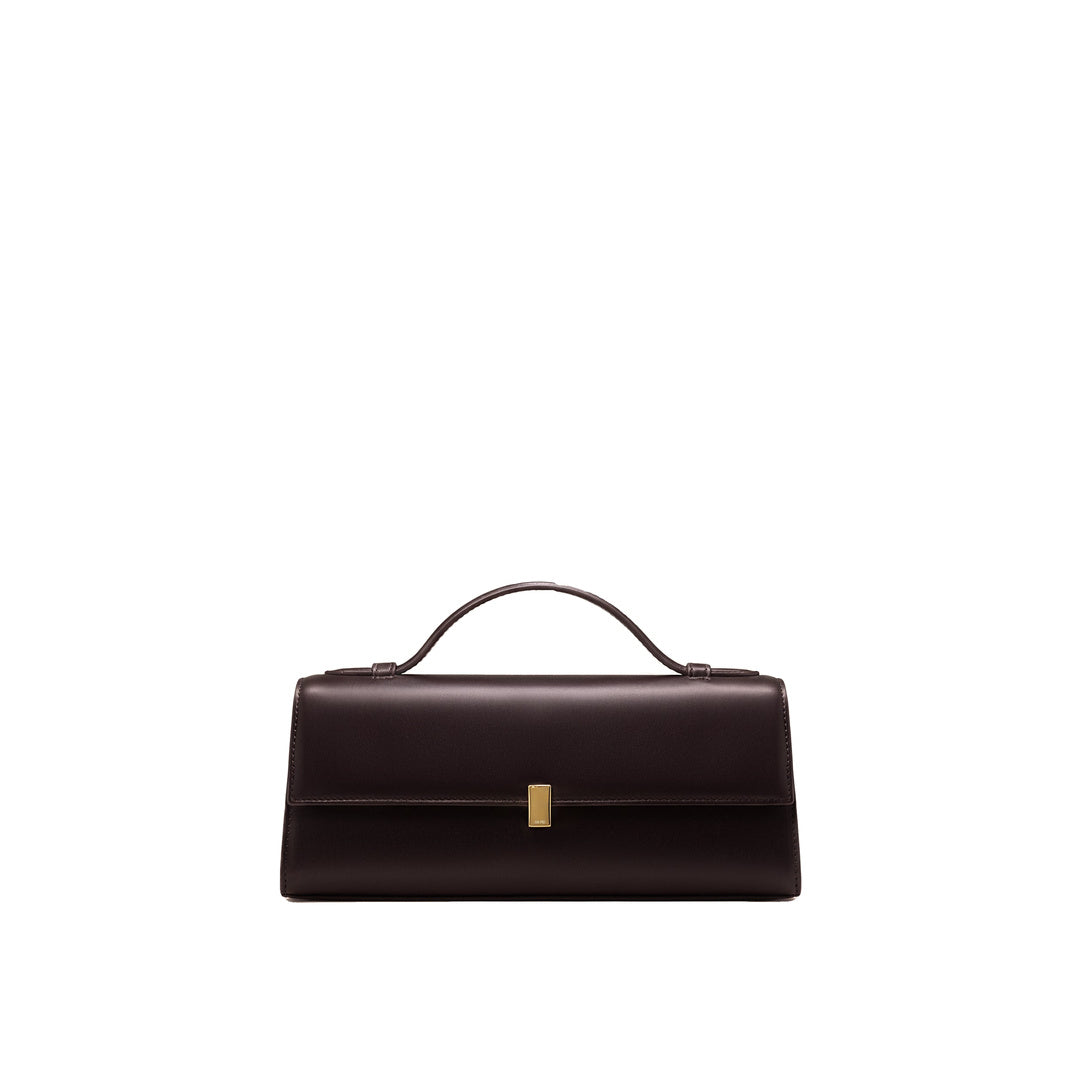 JW PEI Delphine Flap Top Handle Bag - Dark Brown by JW PEI