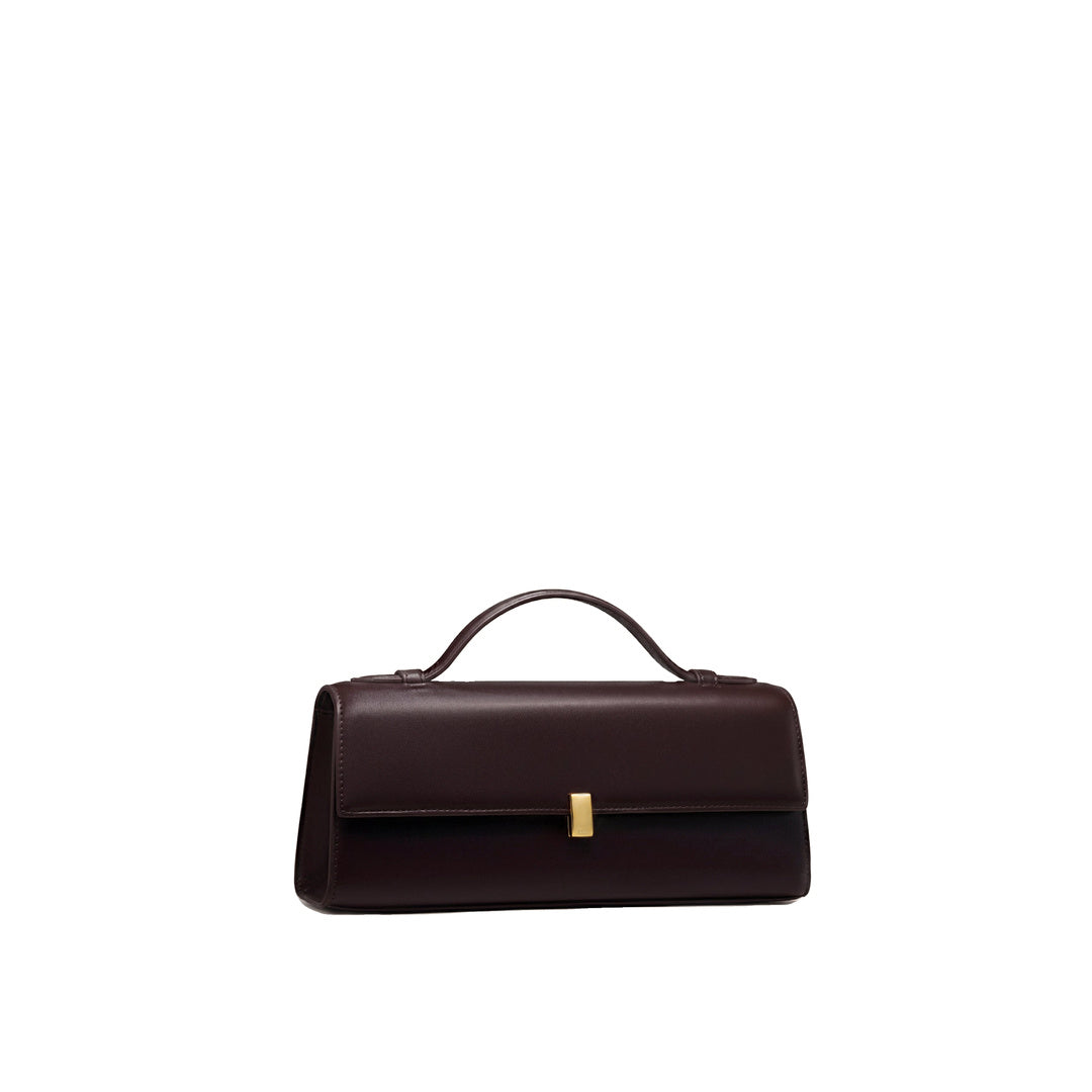 JW PEI Delphine Flap Top Handle Bag - Dark Brown by JW PEI