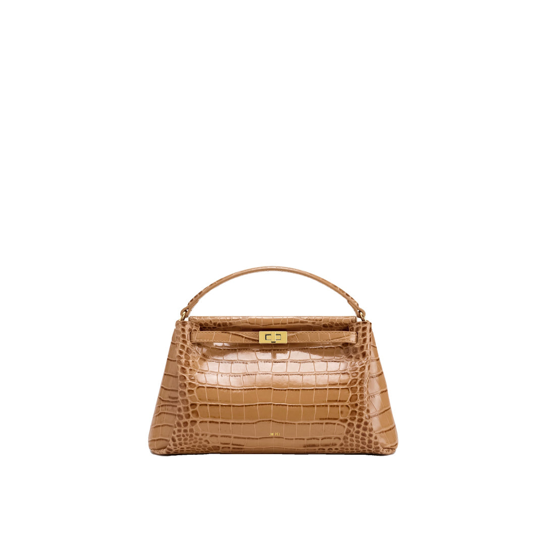 JW PEI Carmen Top Handle Bag - Khaki Croc by JW PEI