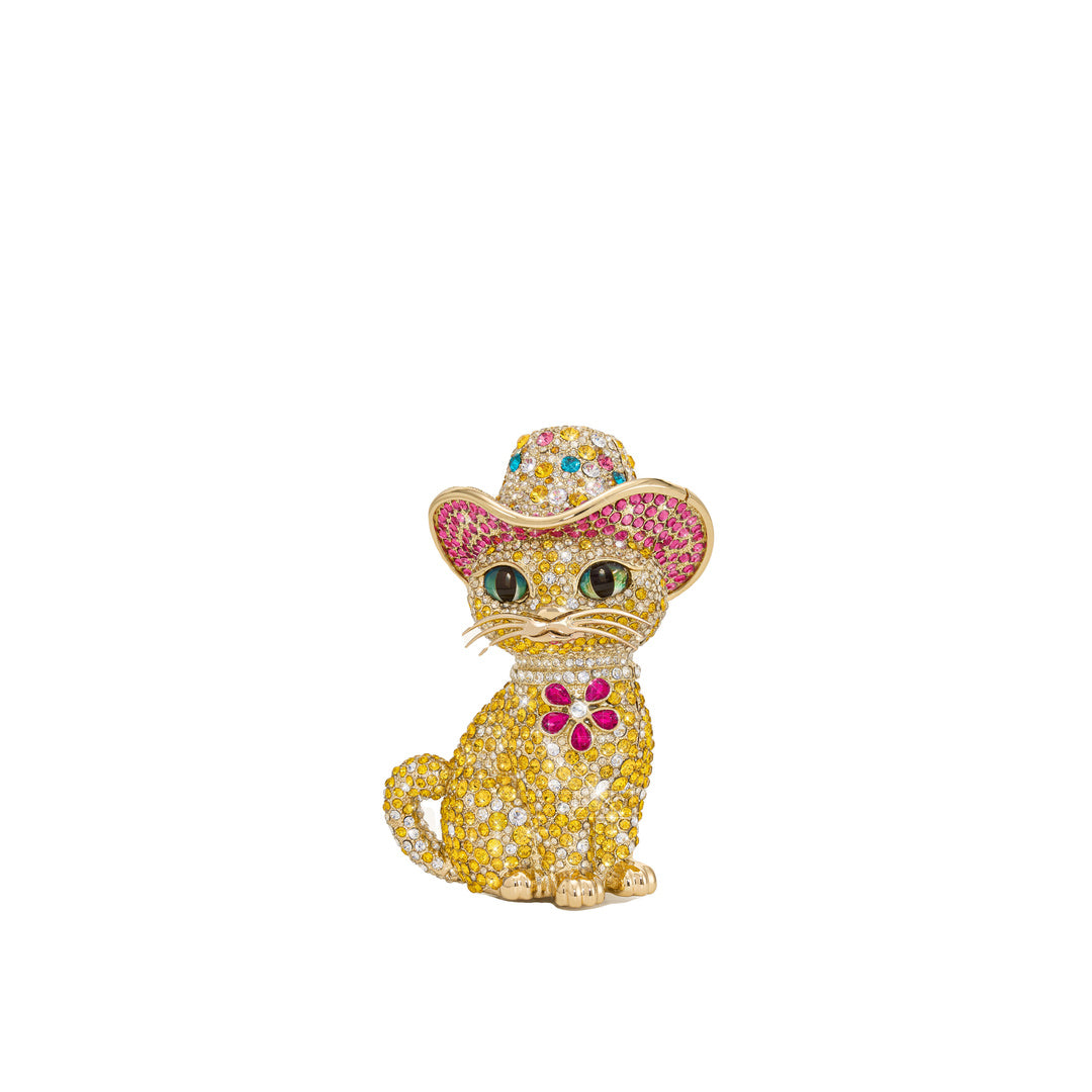 JW PEI Glamorous Cat Clutch - Multicolor Gold by JW PEI