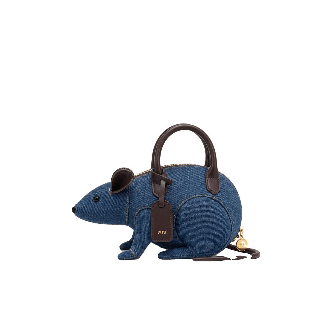 JW PEI Mia Mouse Top Handle Bag - Blue Denim by JW PEI