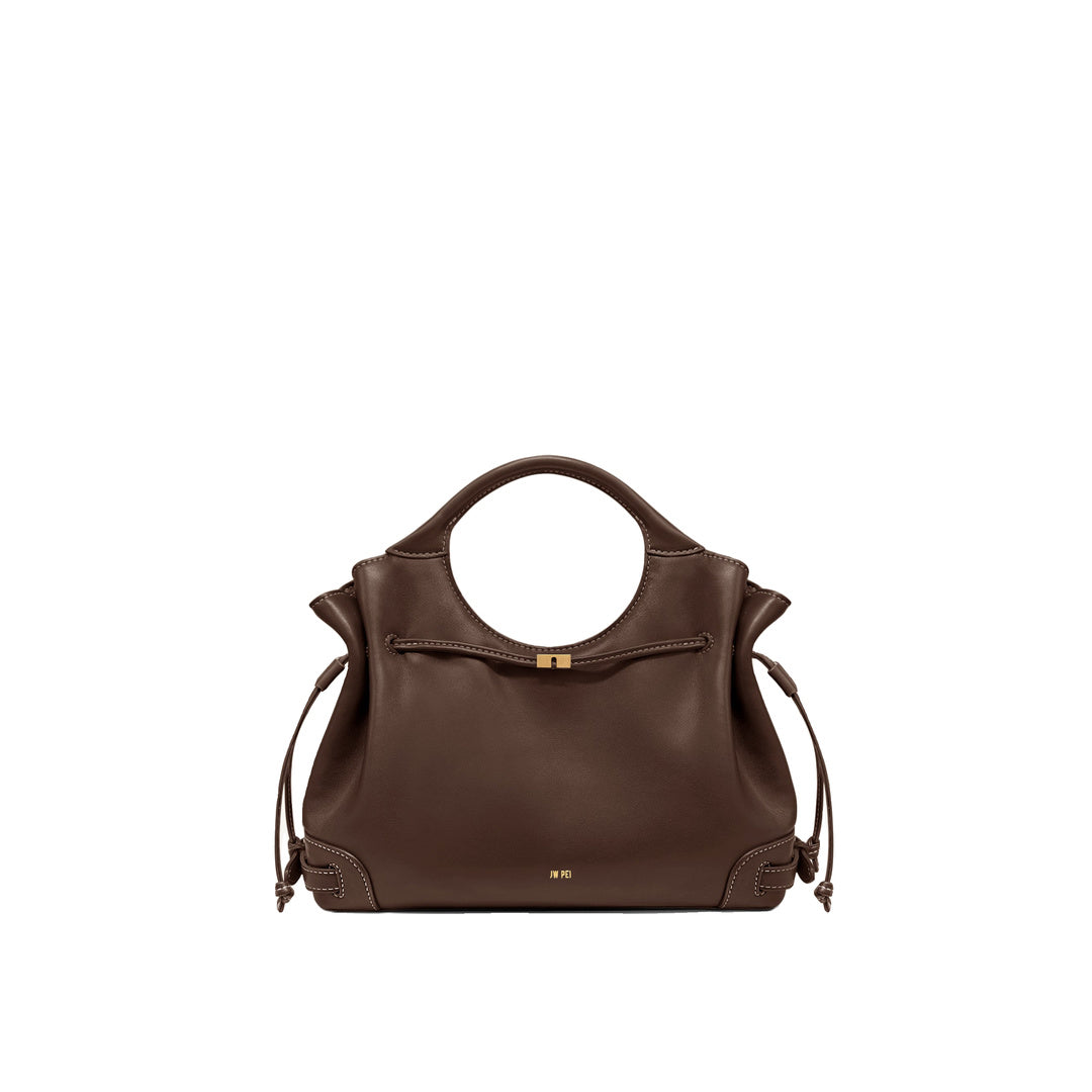 JW PEI Virelle Drawstring Tote Bag - Brown by JW PEI