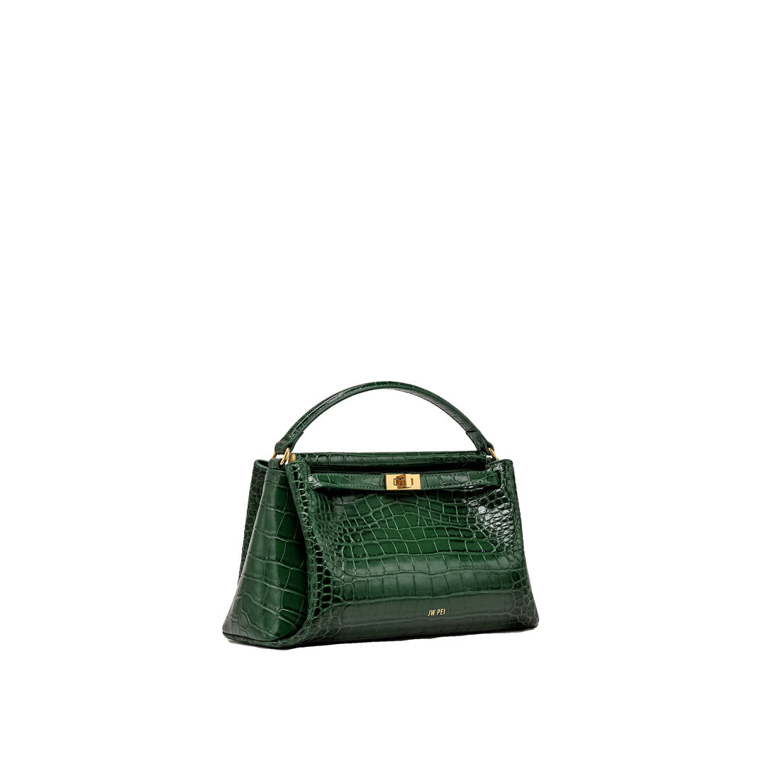 JW PEI Carmen Top Handle Bag - Forest Green Croc by JW PEI