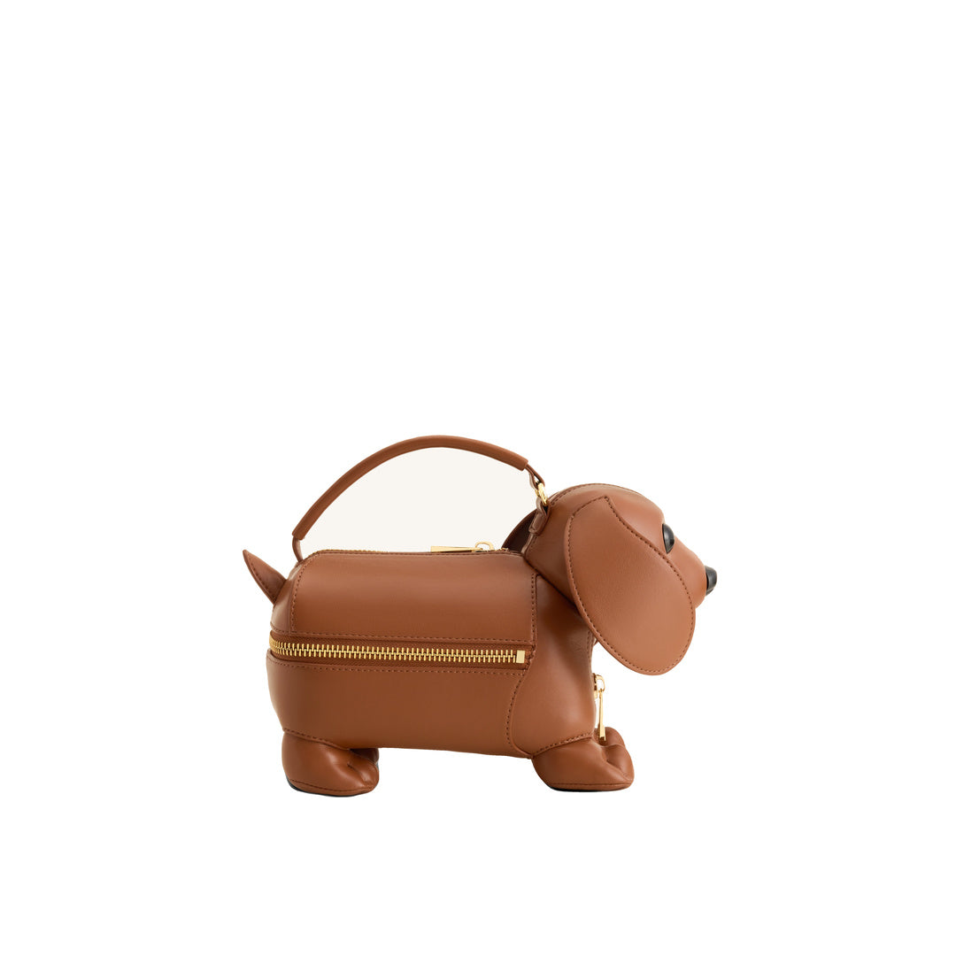 JW PEI Emilia Dog-Shaped Bag - Brown by JW PEI