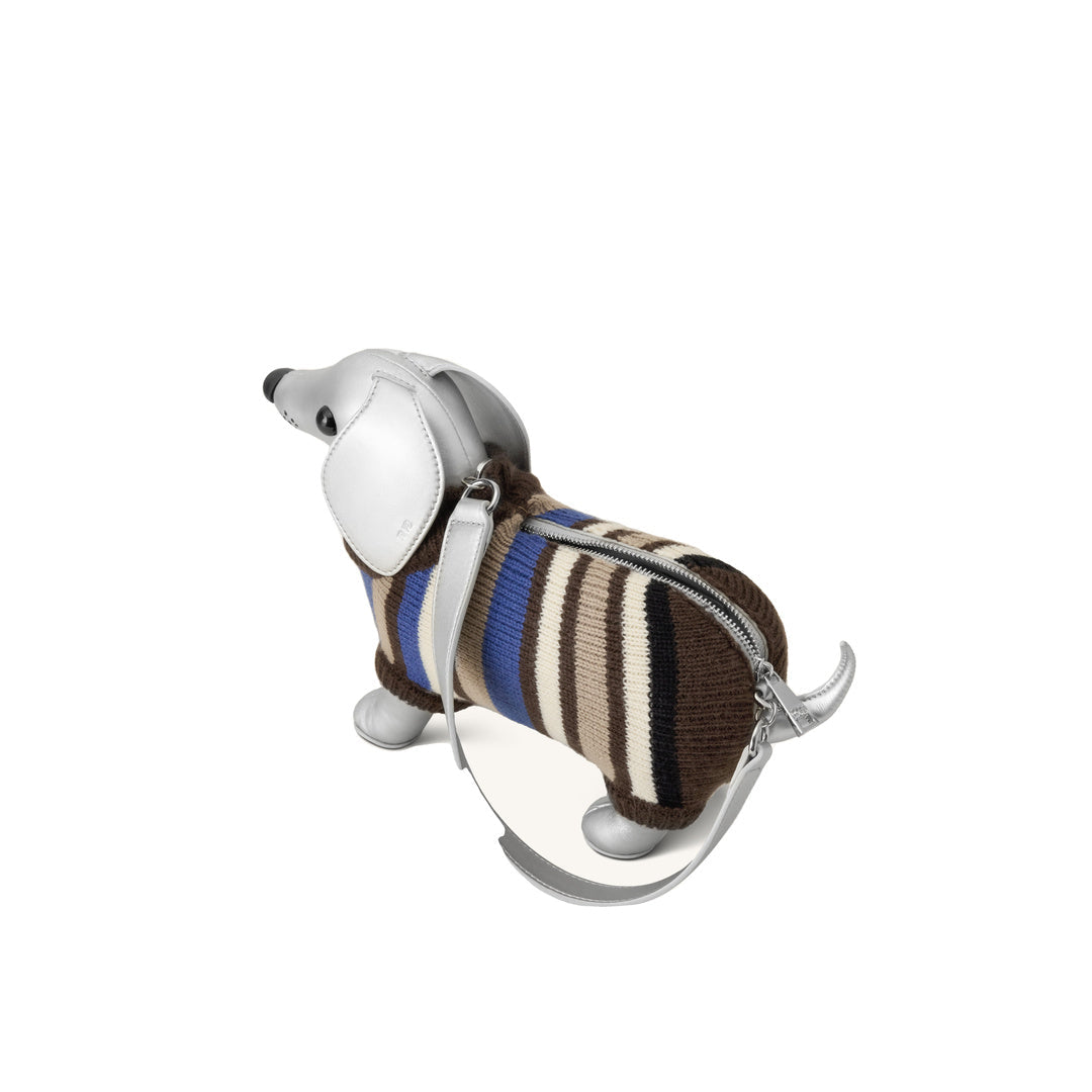 JW PEI Addison Dachshund Handbag - Silver by JW PEI