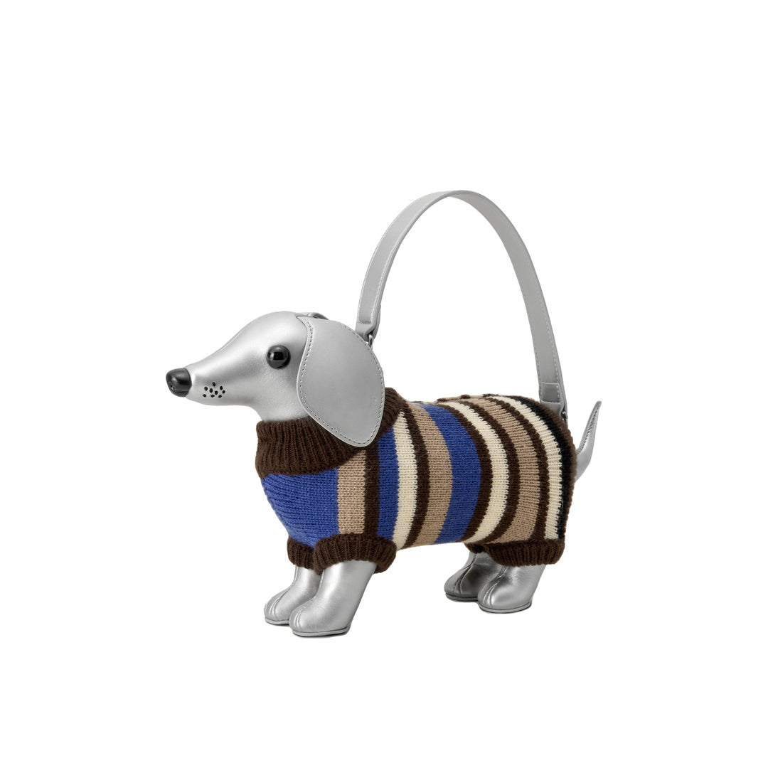 JW PEI Addison Dachshund Handbag - Silver by JW PEI