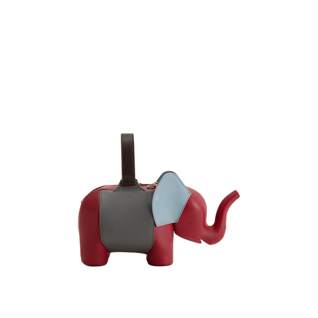 JW PEI Claire Elephant Shaped Handbag - Red/Dark Gray by JW PEI