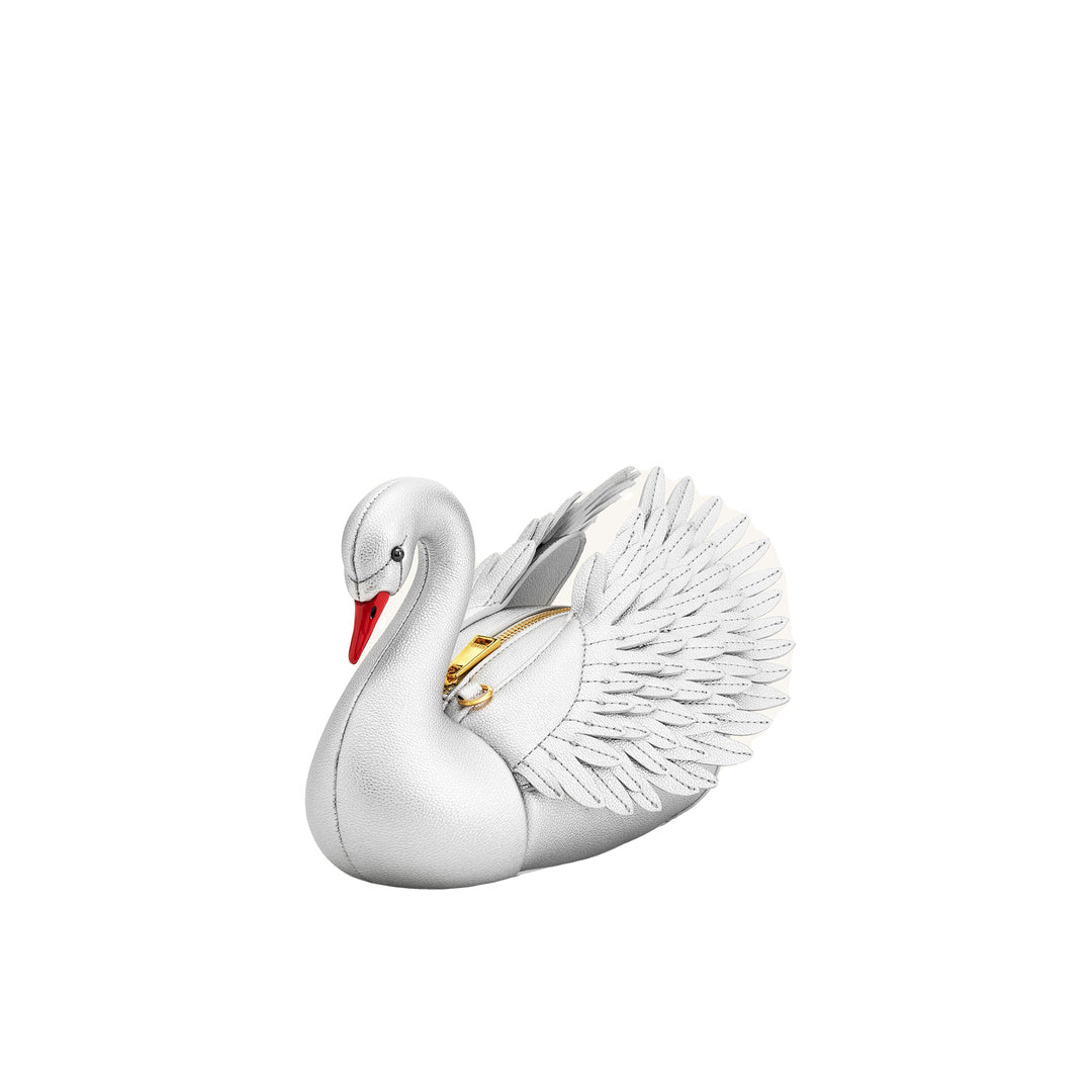 JW PEI Alani Swan Shaped Crossbody Bag - Silver by JW PEI