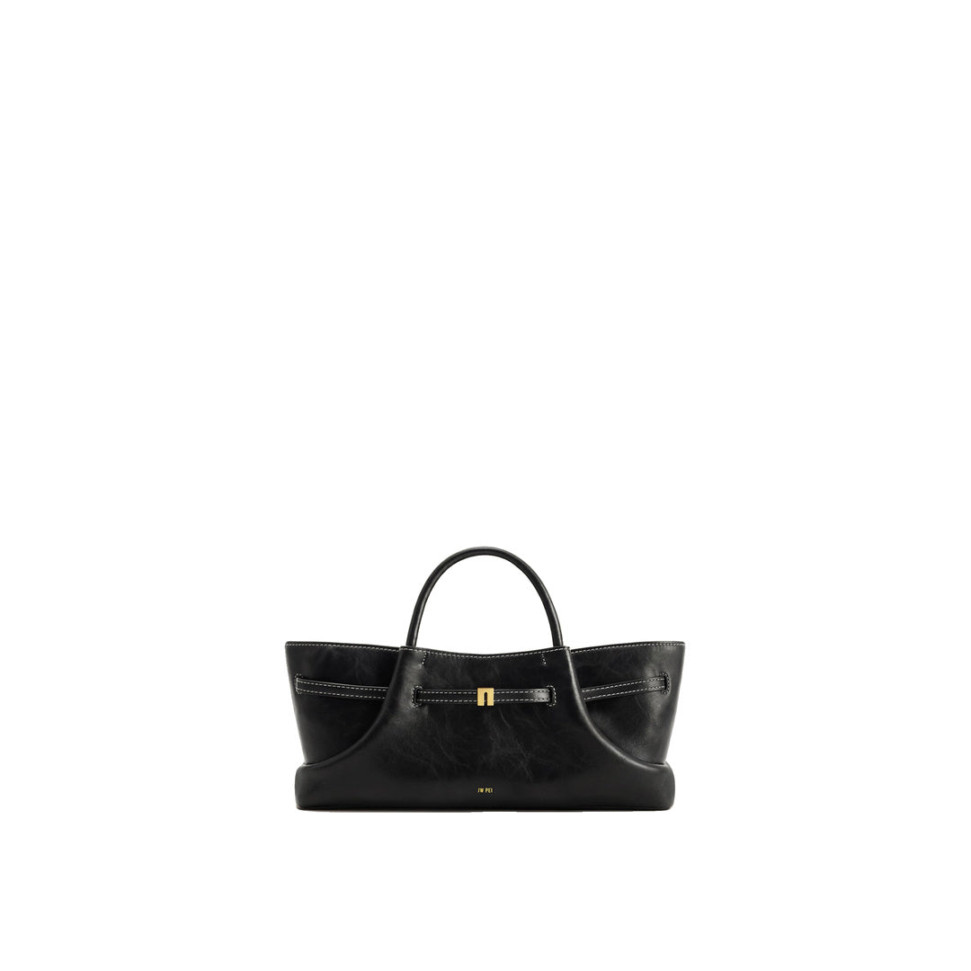 JW PEI Maeve Dachshund Metal Charm Tote Bag - Black by JW PEI