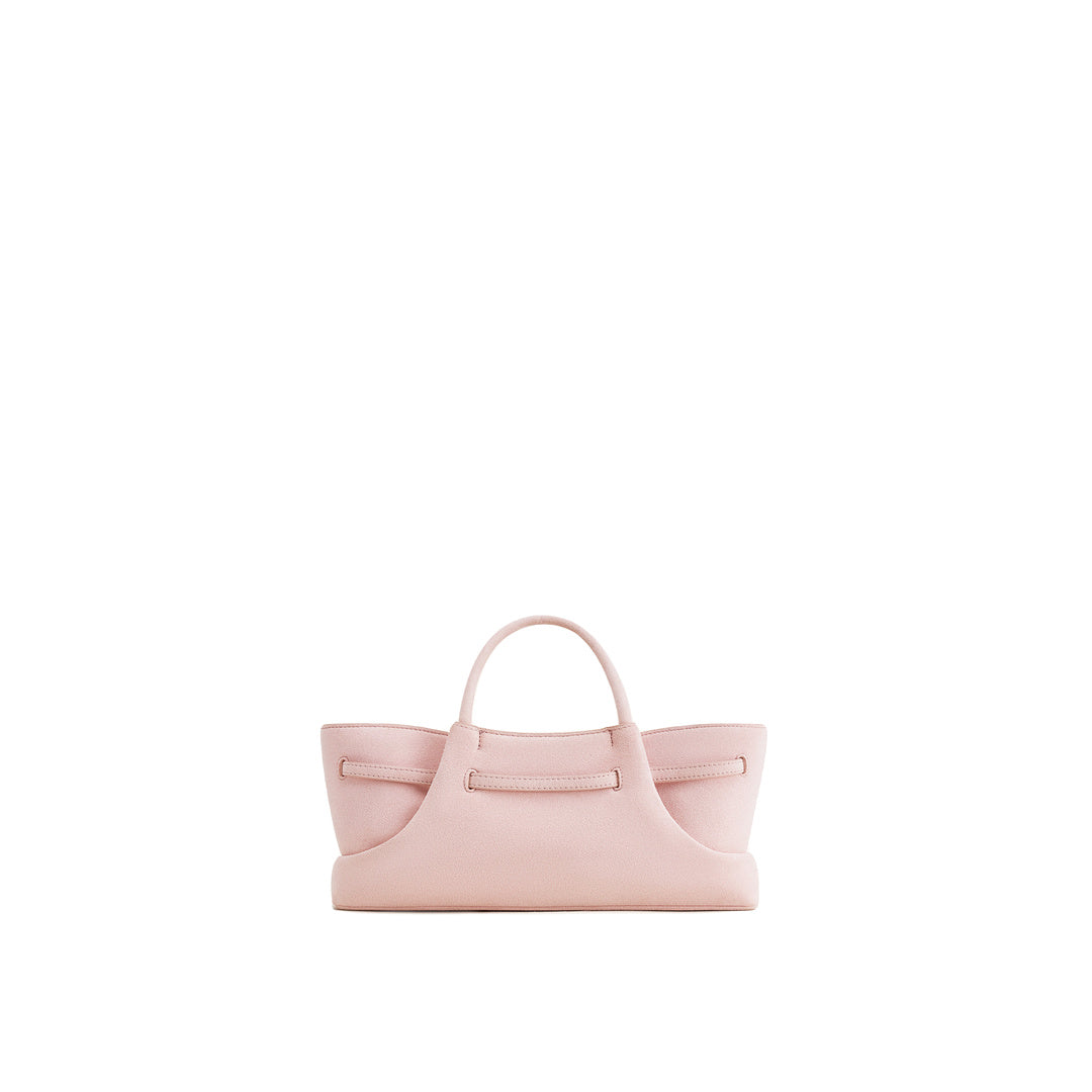 JW PEI Maeve Dachshund Metal Charm Faux Suede Tote Bag - Pink by JW PEI