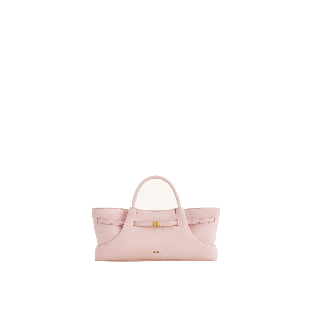 JW PEI Maeve Dachshund Metal Charm Faux Suede Tote Bag - Pink by JW PEI