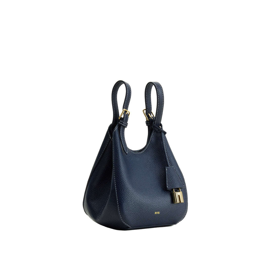 JW PEI Ines Padlock Tote Bag - Navy by JW PEI