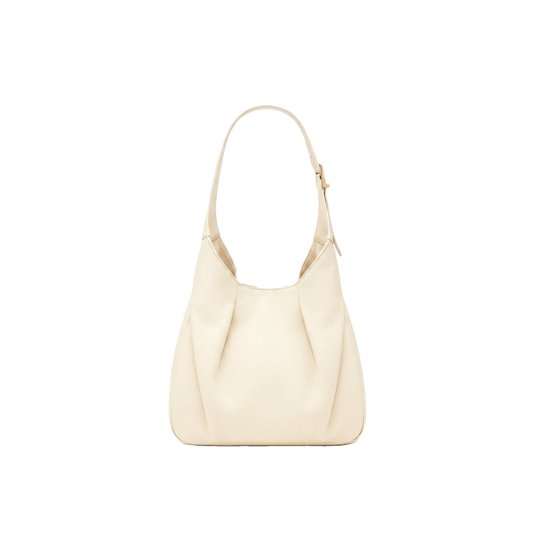 JW PEI Alina Pebbled Hobo Bag - White by JW PEI