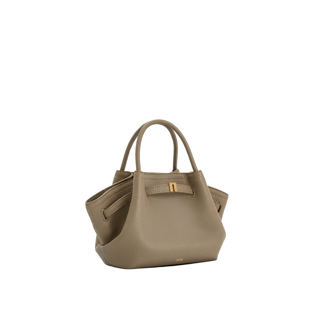 JW PEI Hana Mini Tote Bag - Mud Gray by JW PEI