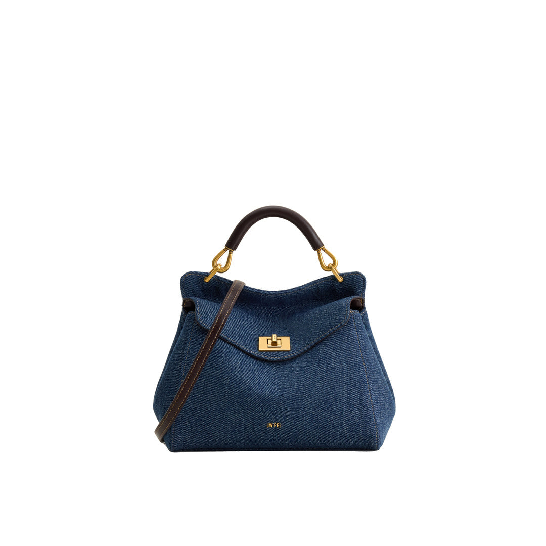 JW PEI Lucia Classic Handbag - Blue Denim by JW PEI
