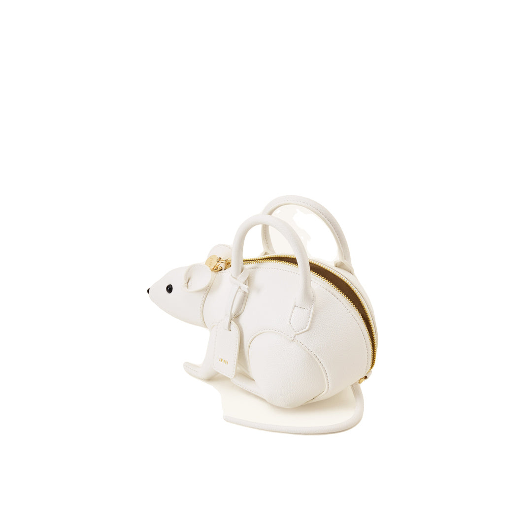 JW PEI Mia Mouse Top Handle Bag - White by JW PEI
