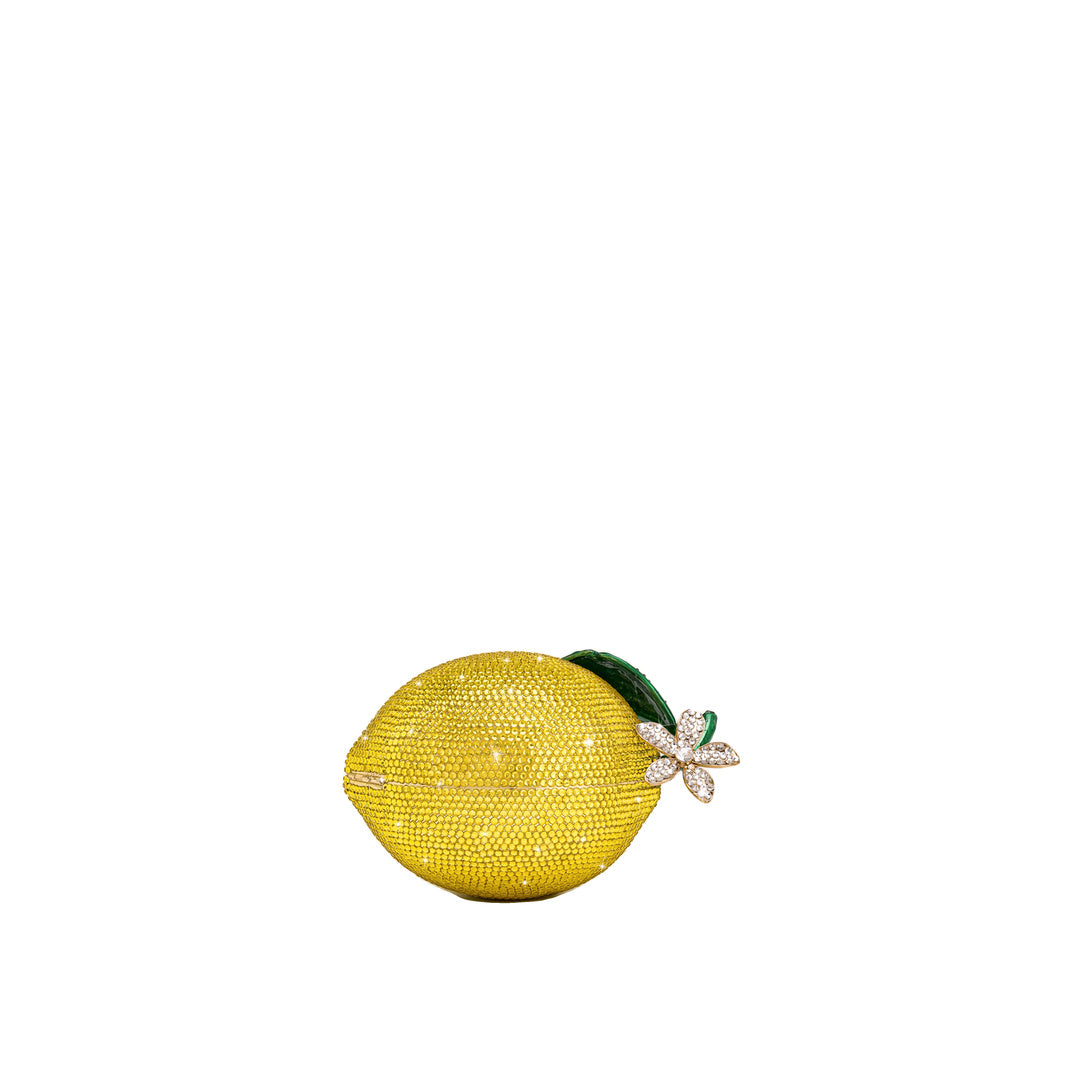 JW PEI Lemon-Inspired Rhinestone Clutch - Yellow by JW PEI