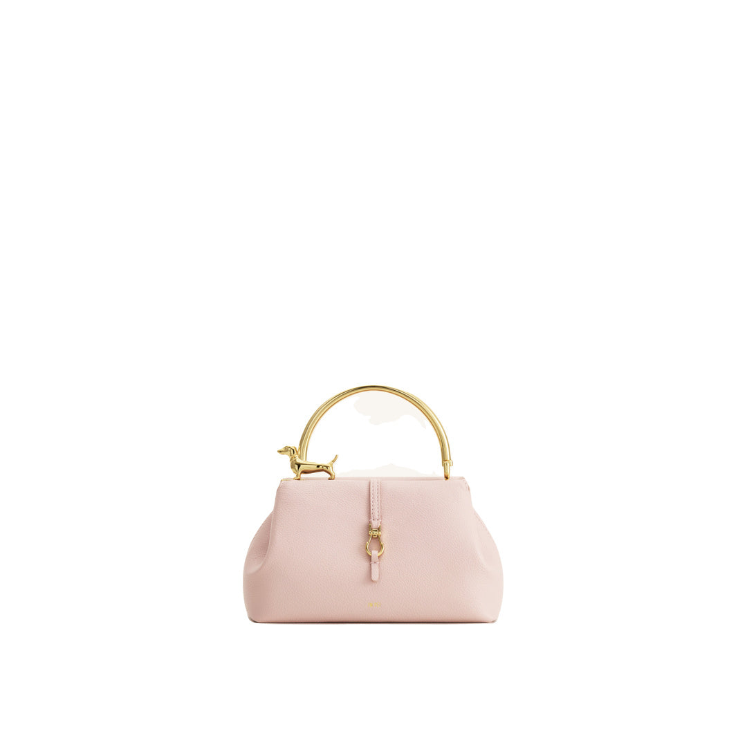 JW PEI Bruna Dachshund Metal Handle Top Handle Bag - Light Pink by JW PEI