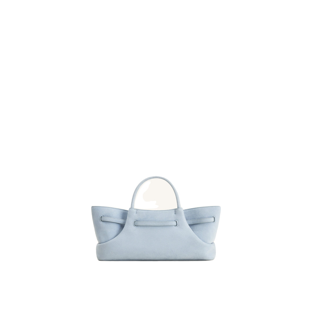 JW PEI Maeve Dachshund Metal Charm Faux Suede Tote Bag - Blue by JW PEI