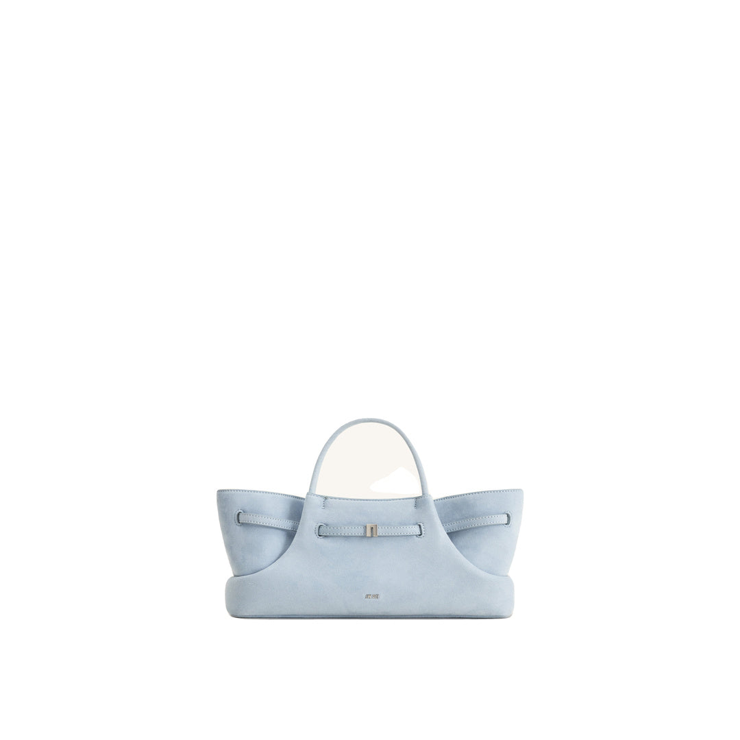 JW PEI Maeve Dachshund Metal Charm Faux Suede Tote Bag - Blue by JW PEI