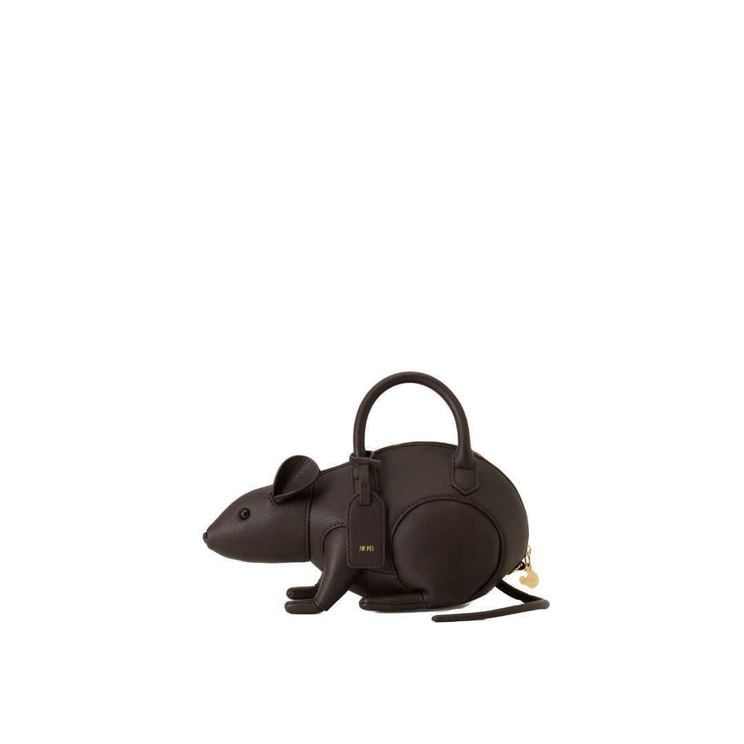 JW PEI Mia Mouse Top Handle Bag - Dark Brown by JW PEI