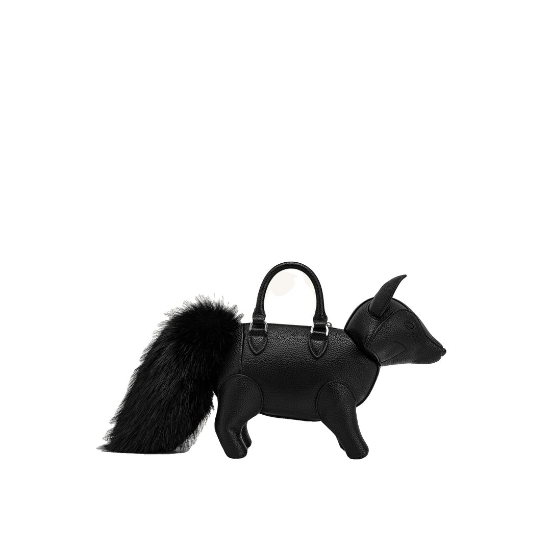 JW PEI Kai Fox Shaped Top Handle Bag - Black by JW PEI