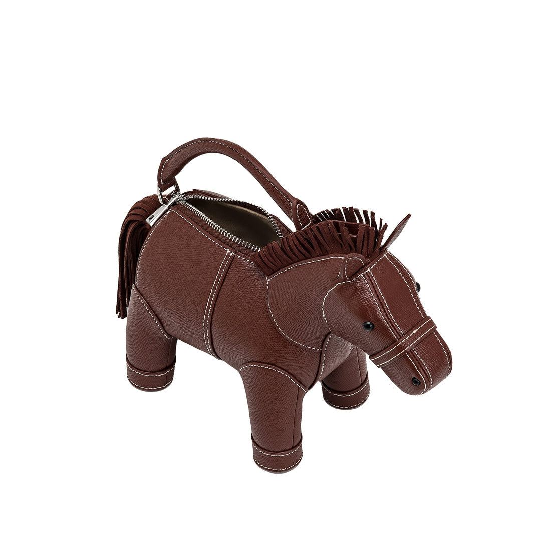 JW PEI Harper Horse Top Handle Bag - Brown by JW PEI