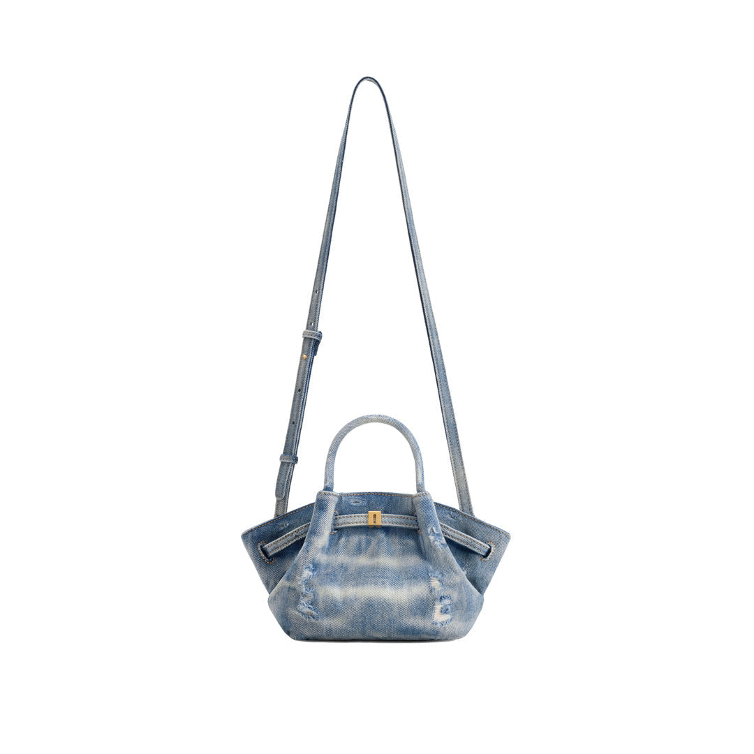JW PEI Hana Mini Denim Tote Bag - Blue by JW PEI