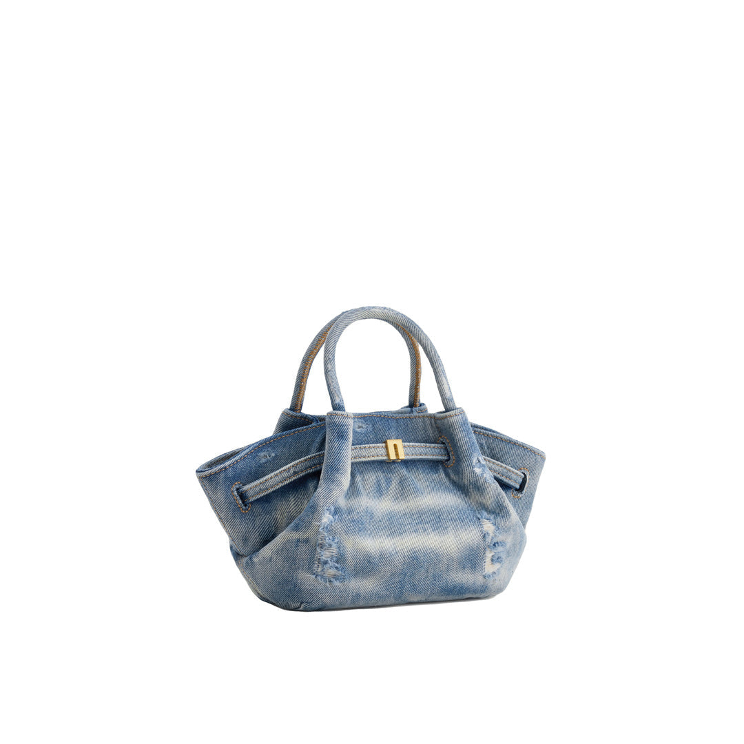 JW PEI Hana Mini Denim Tote Bag - Blue by JW PEI