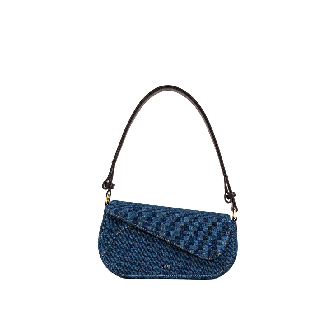 JW PEI Addisyn Shoulder Bag - Blue Denim by JW PEI