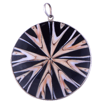Shell 925 Sterling Silver Pendant - R100400-73
