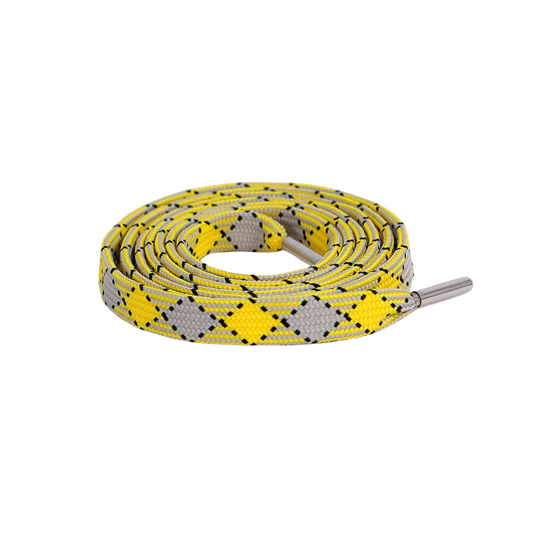 Cannatonic Diesel Patterned Flat Laces | Best for Nike, Jordan & Hoka by KNOTTY by KNOTTY