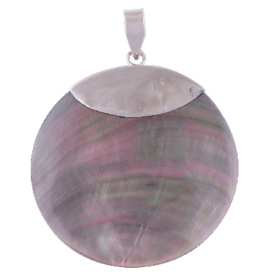 Shell 925 Sterling Silver Pendant - R100387-18