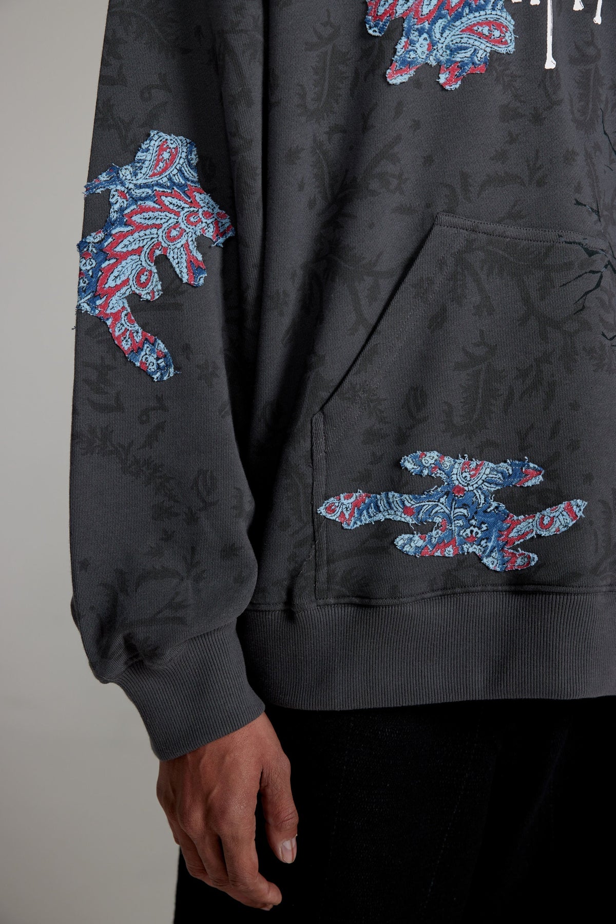 “Persistence of Time” Block Print-Hoodie by FARAK
