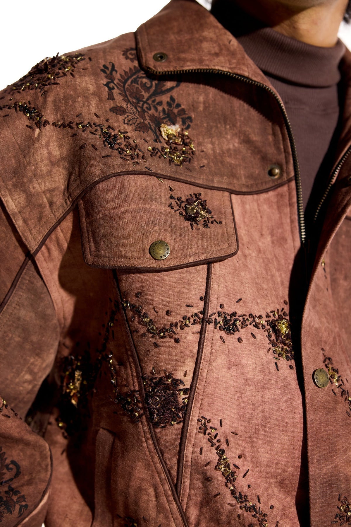 Kaarigar Bomber Jacket by FARAK