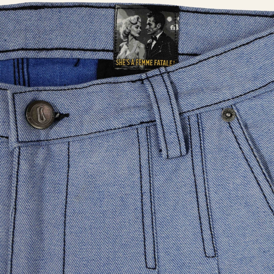 Men's Light Blue Jeans - 1900s Fit by Old Gene
