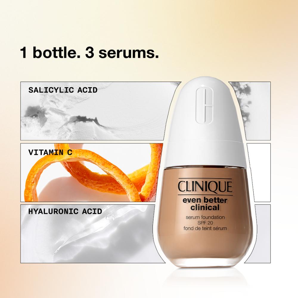 Clinique Even Better Clinical Serum Foundation SPF 20 With Vitamin C - WN 48 Oat