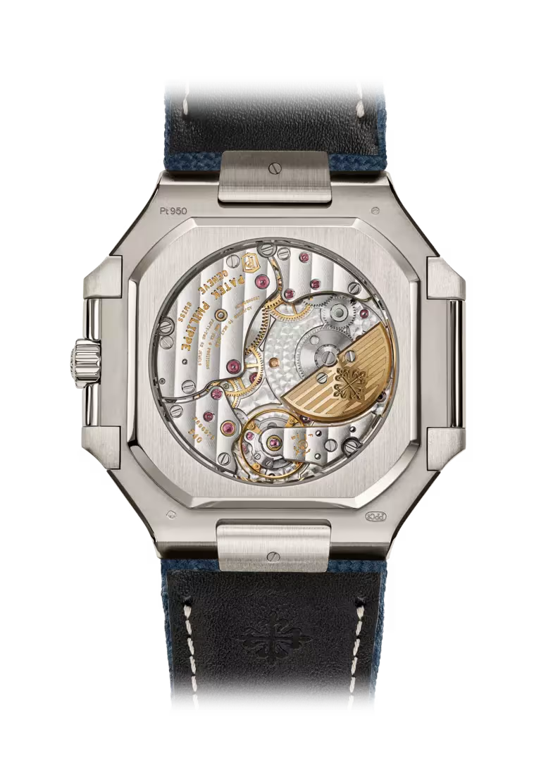 Patek Philippe Cubitus 5822P-001 Platinum Blue Dial Grand Date Watch - Zeuskicks