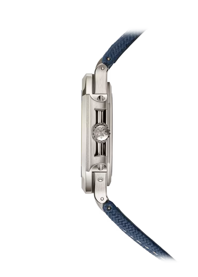 Patek Philippe Cubitus 5822P-001 Platinum Blue Dial Grand Date Watch - Zeuskicks