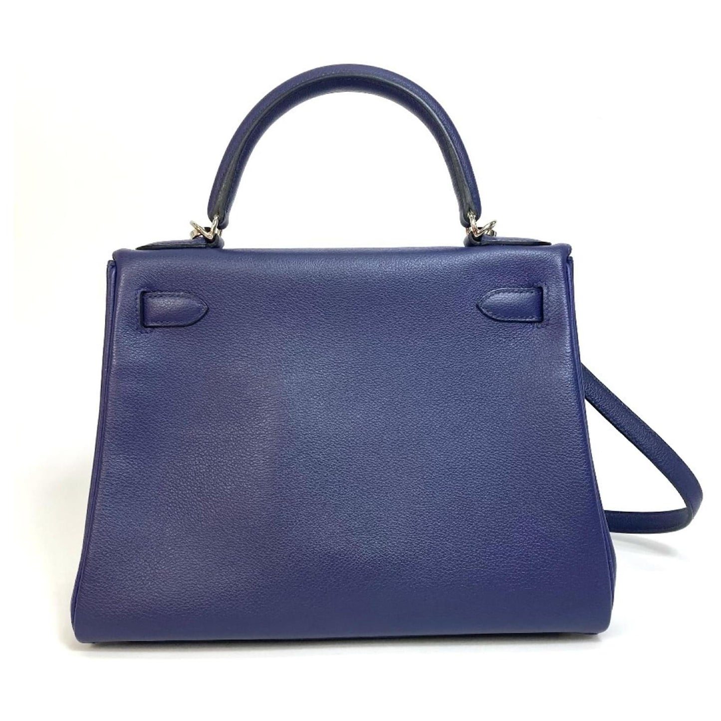 Hermès Kelly Verso 28 – Elegant Shoulder Handbag with Silver Hardware