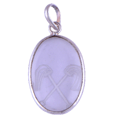Crystal 925 Sterling Silver Pendant - R100394-3