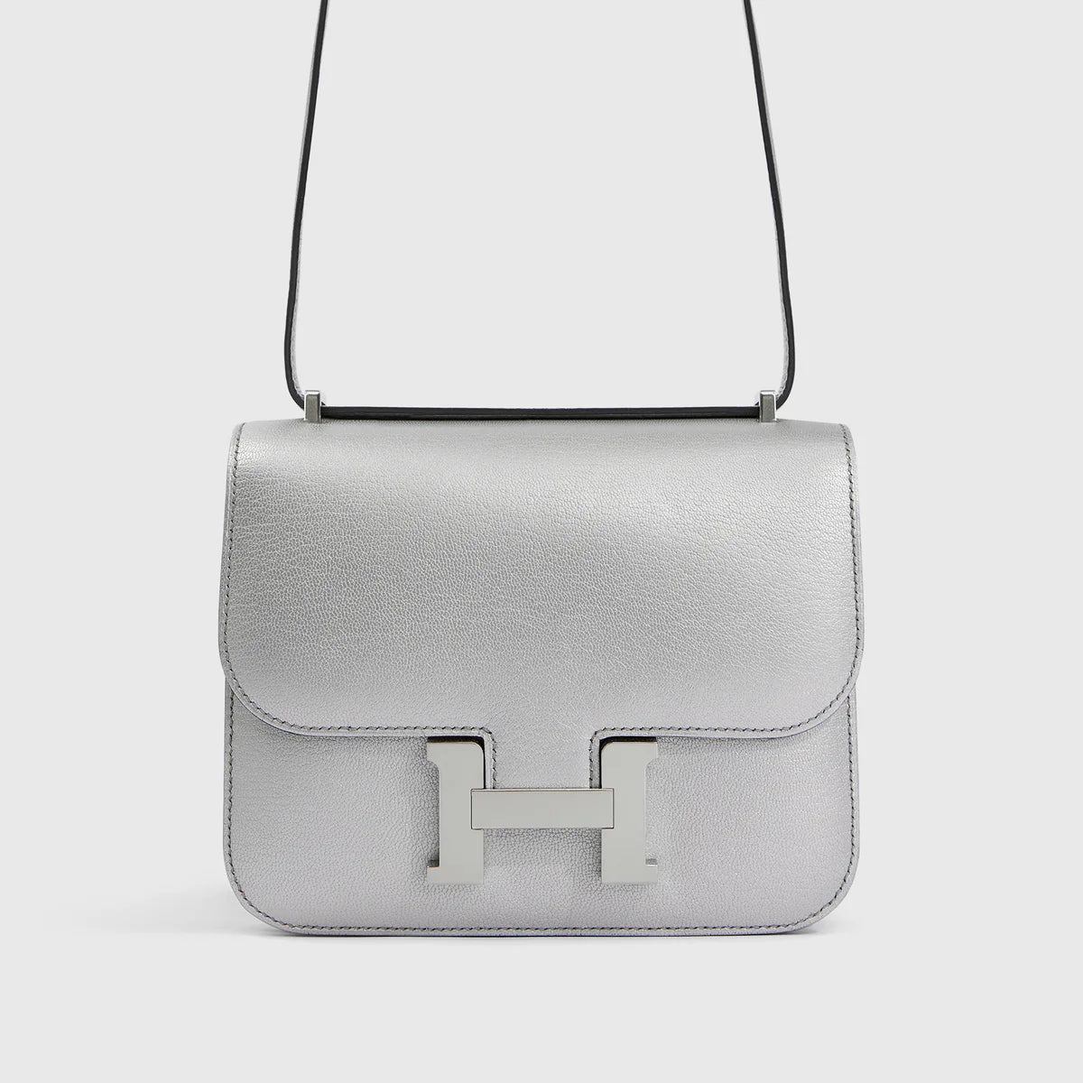Hermès Constance 18 – Chamkilight Chevre Leather in Gris Argente with Palladium - Zeuskicks